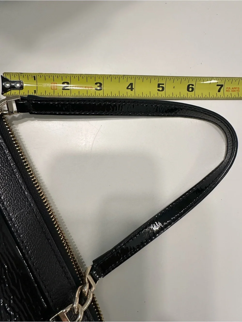 kate spade Black Patent Leather Shoulder Satchel - Picture 5 of 5